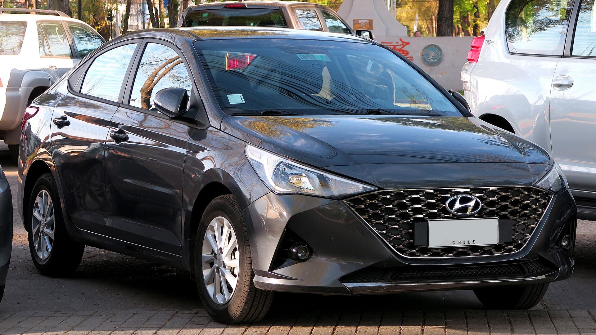 2023 Hyundai Accent — 2021 Hyundai Accent 1.4 Value (Chile) front view